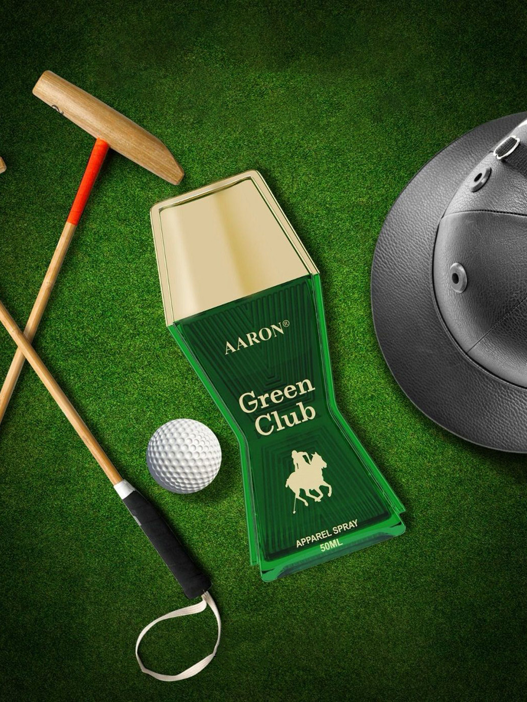 AARON Green Club Unisex Long Lasting Apparel Spray- 50 ml