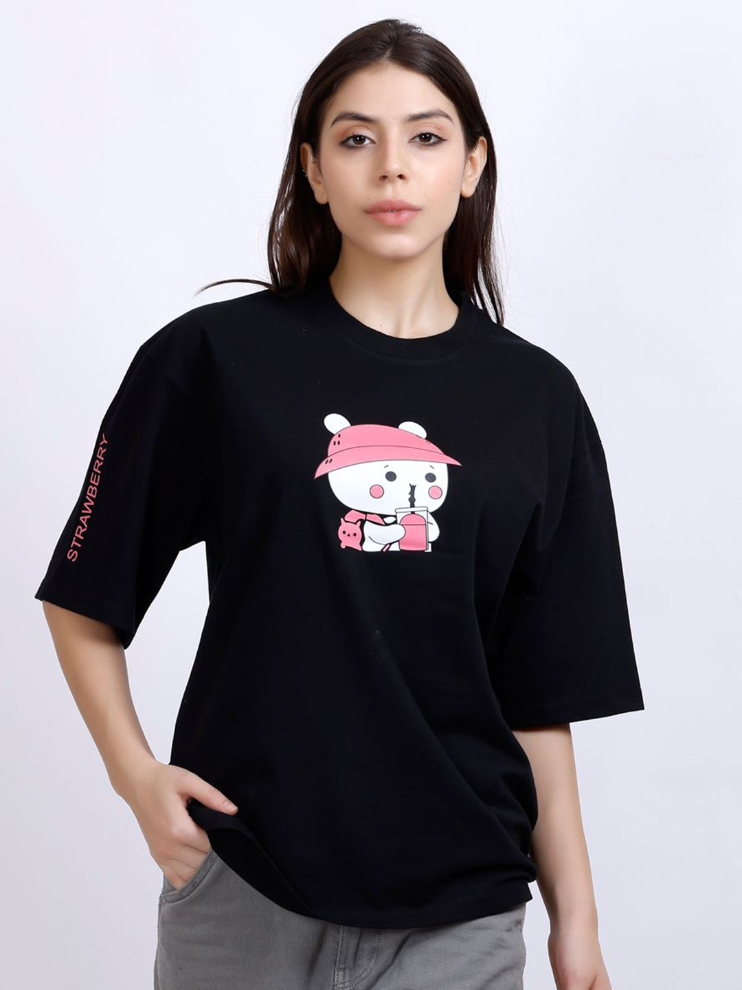 MX Miazi Xchange Women Floral Printed Applique T-shirt