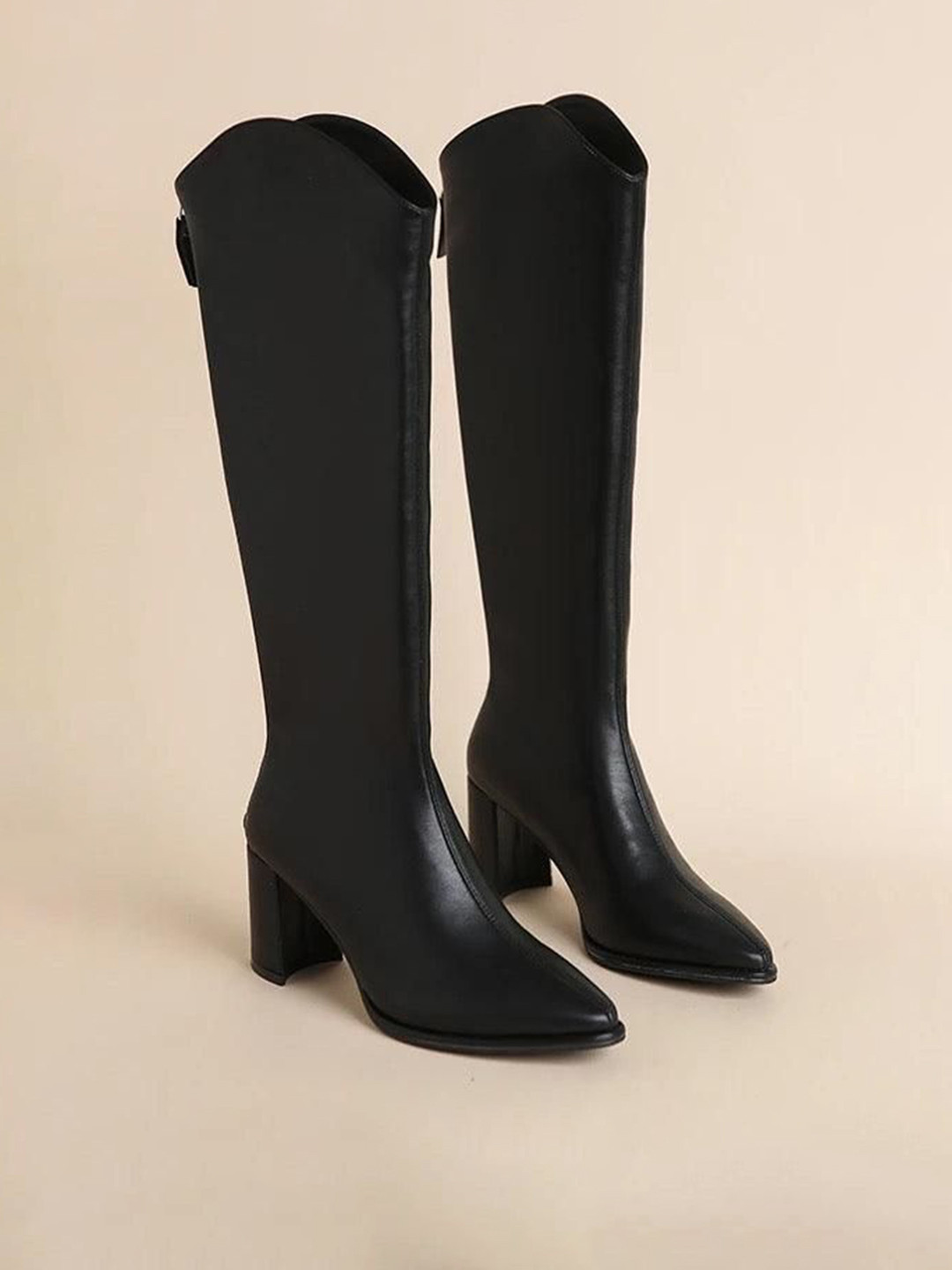 Miss Mosa By Akanksha  Oslo Knee High Leather Boots