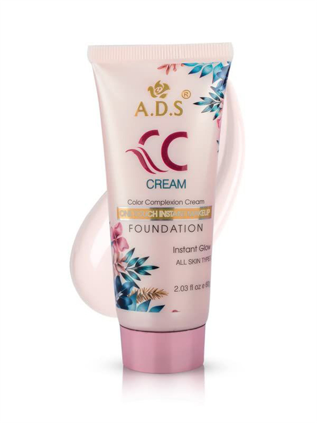 A.D.S Instant Glow-up Matte Finish SPF 20 CC Cream Foundation 60 g Shade 02