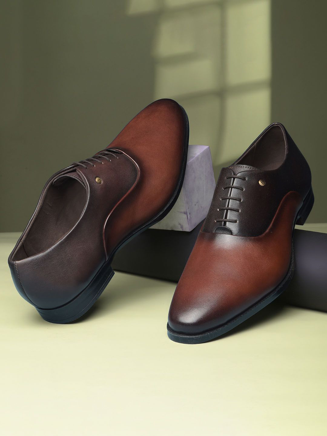 Hush Puppies Men Leather Oxford Shoes