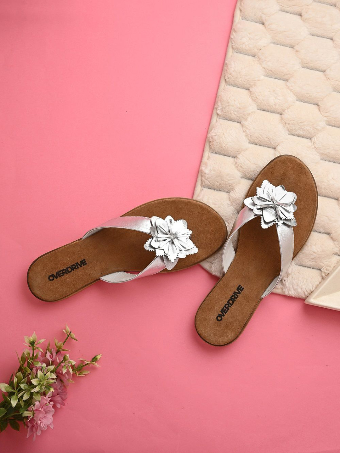 Overdrive Women T-Shape Open Toe Flats