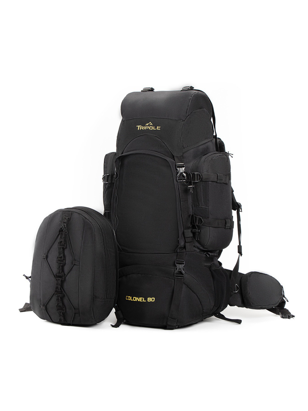 Tripole Metal Frame Rucksack With Detachable Day Bag &RainCover