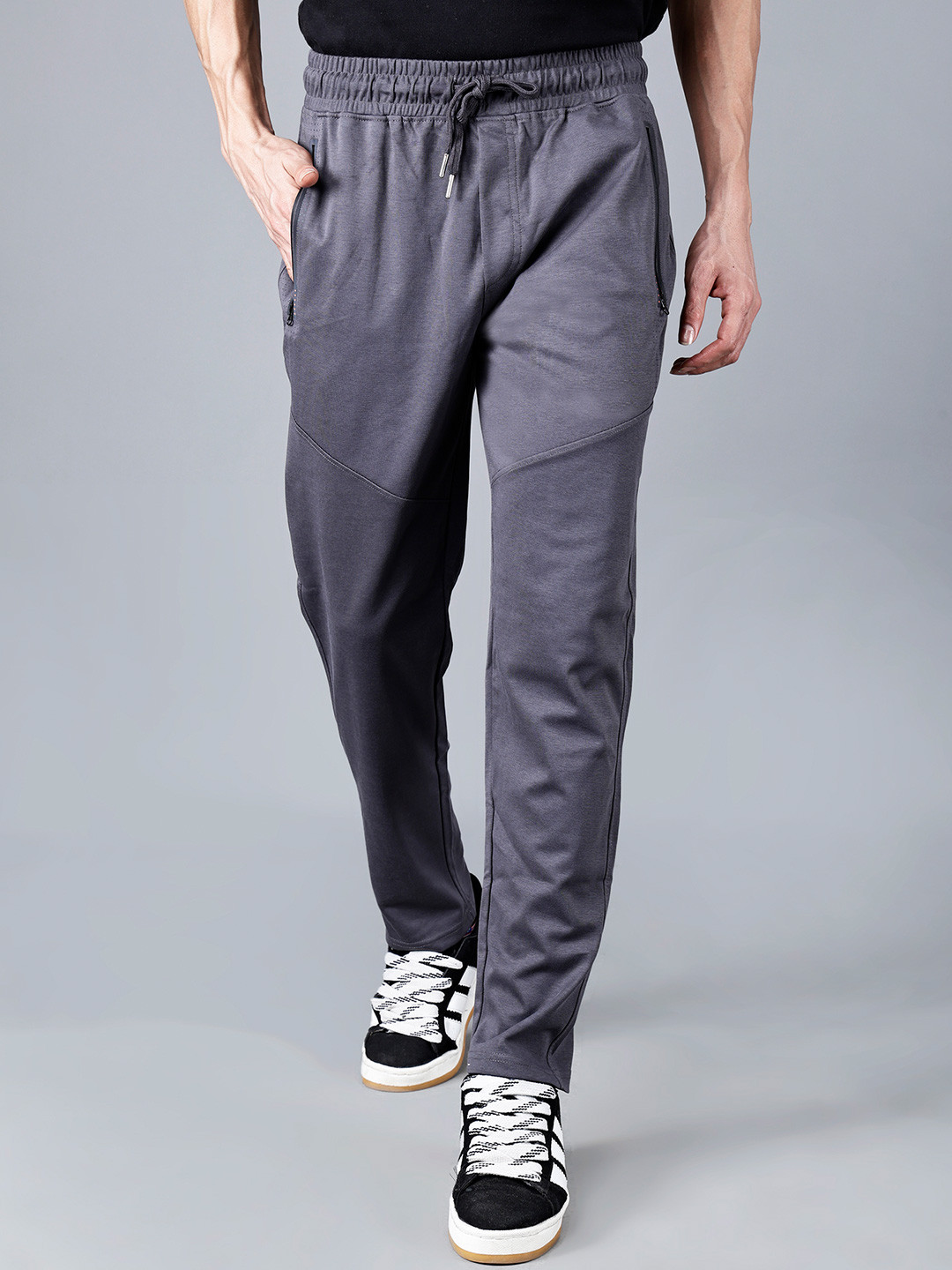 Fort Collins Men Cotton Relaxed-Fit Mid Rise Track Pant