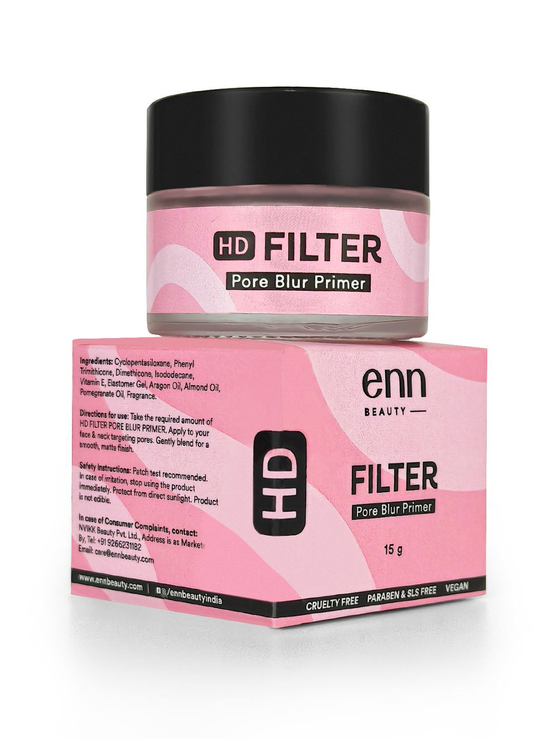 ENN HD Filter Face Primer For Smoothing & Flawless Finish With Argan Oil - 15 g