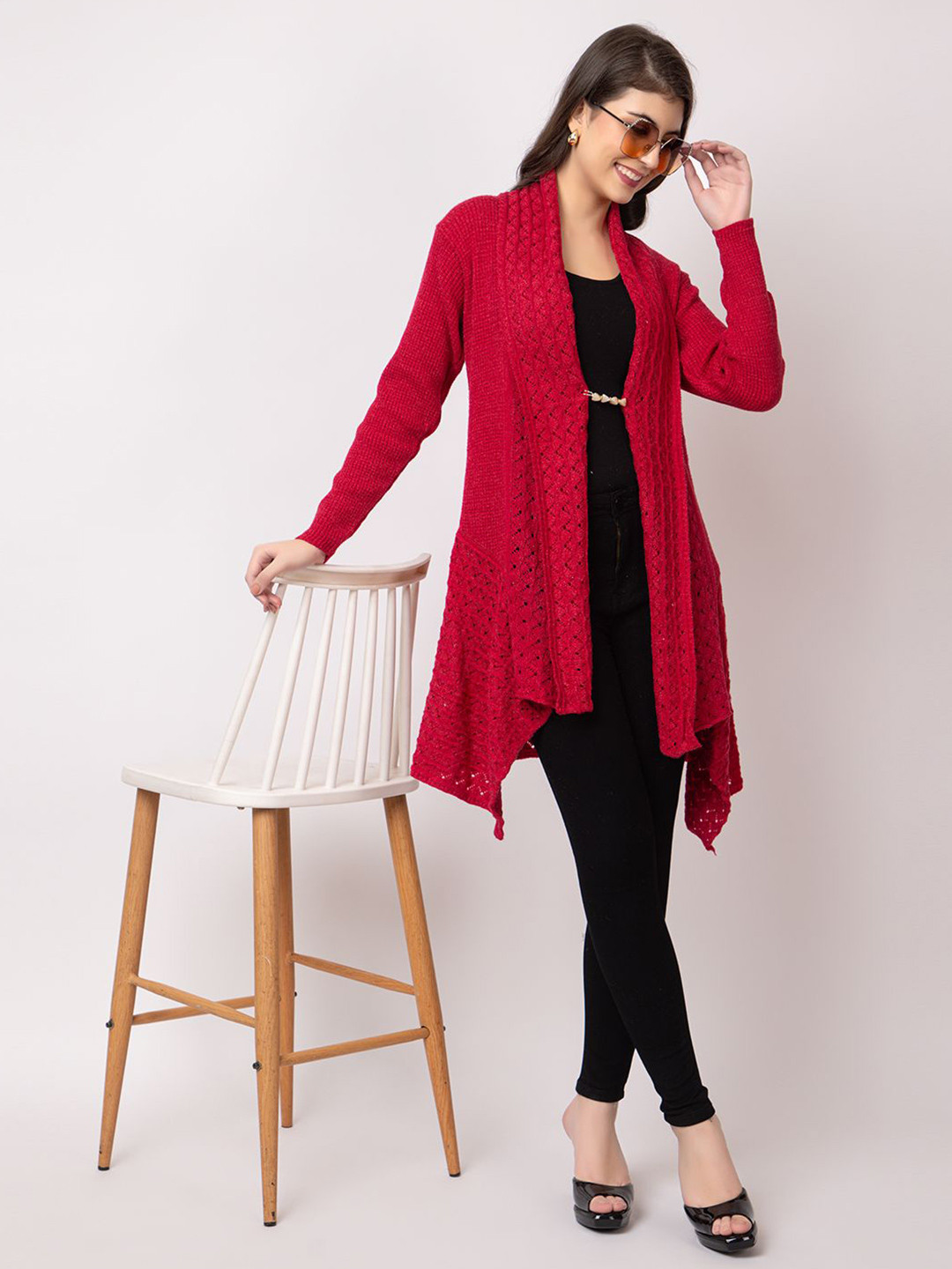 Dadu Dayal Women Longline Shrug