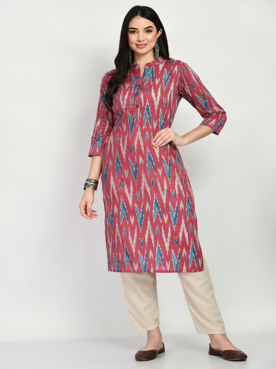 MAURYA Women Printed Pure Cotton Kurta