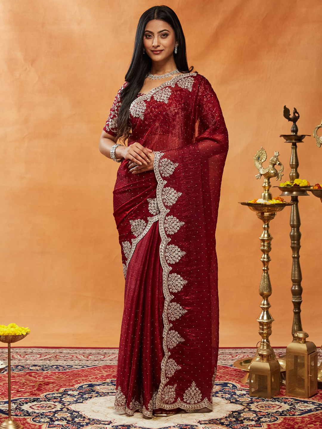 kasee Embellished Embroidered Sequinned Saree