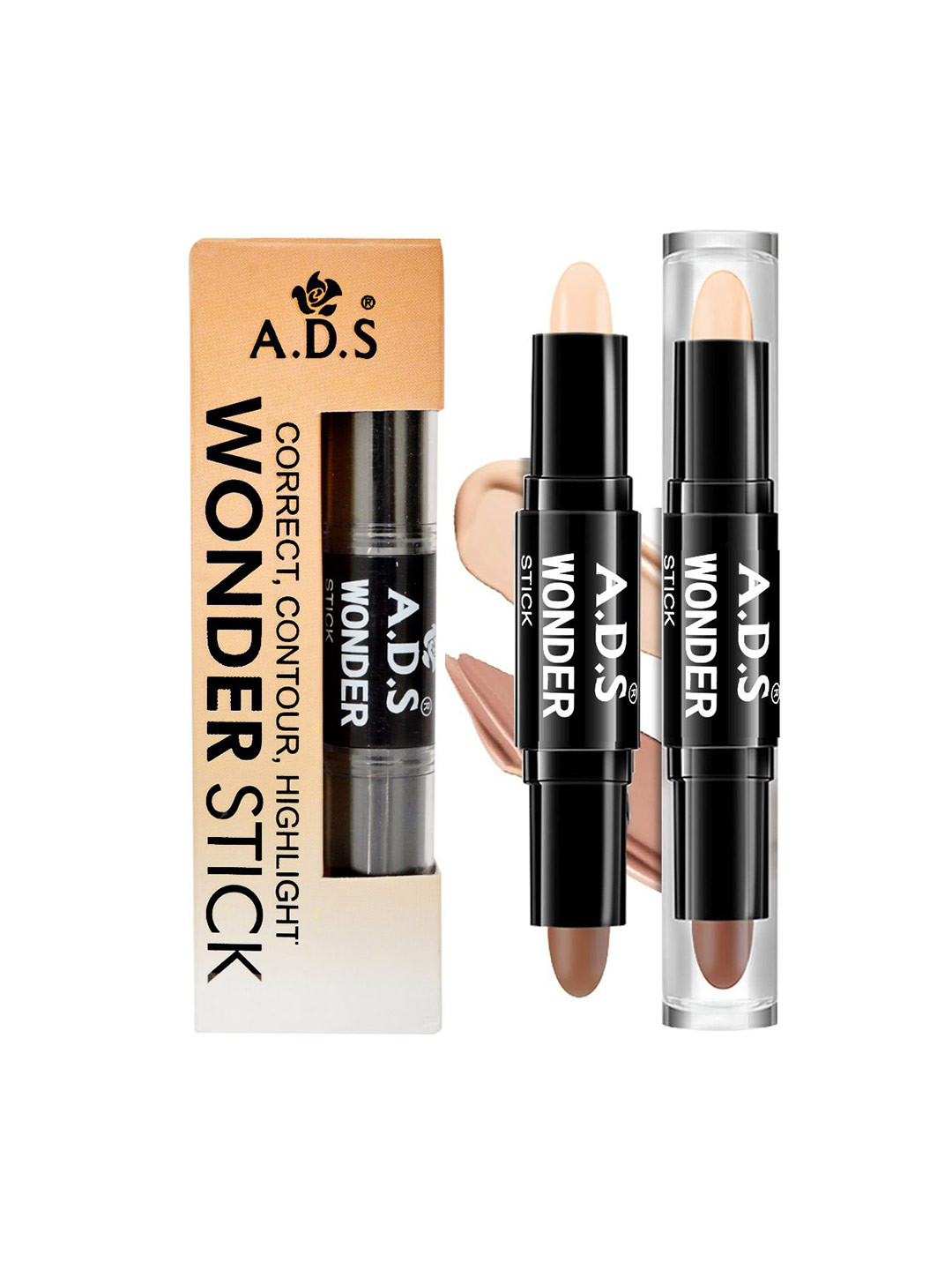 A.D.S Wonder Super Blendable Creamy Highlighter & Contour Stick-30 g Shade-03