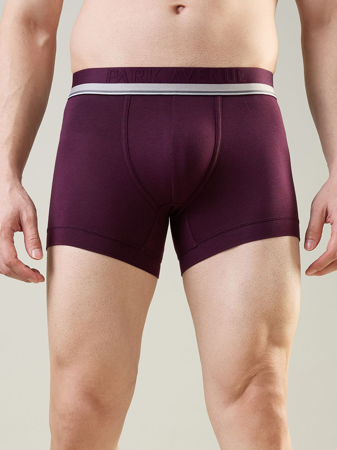Park Avenue Men Super Soft Mid-Rise Full Back Coverage Trunk