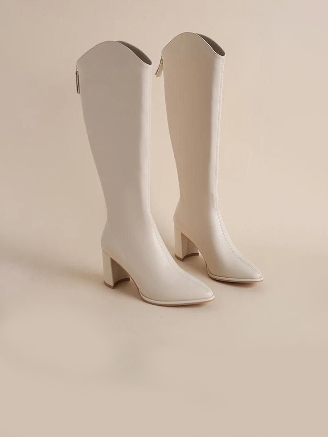 Miss Mosa By Akanksha  Oslo Knee High Leather Boots