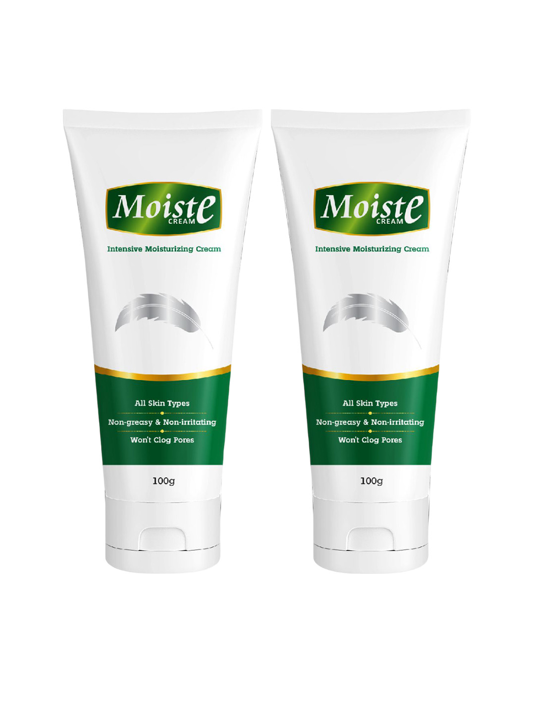 Moiste Set Of 2 Aloe Vera Intensive Moisturizer Cream - 100 g Each