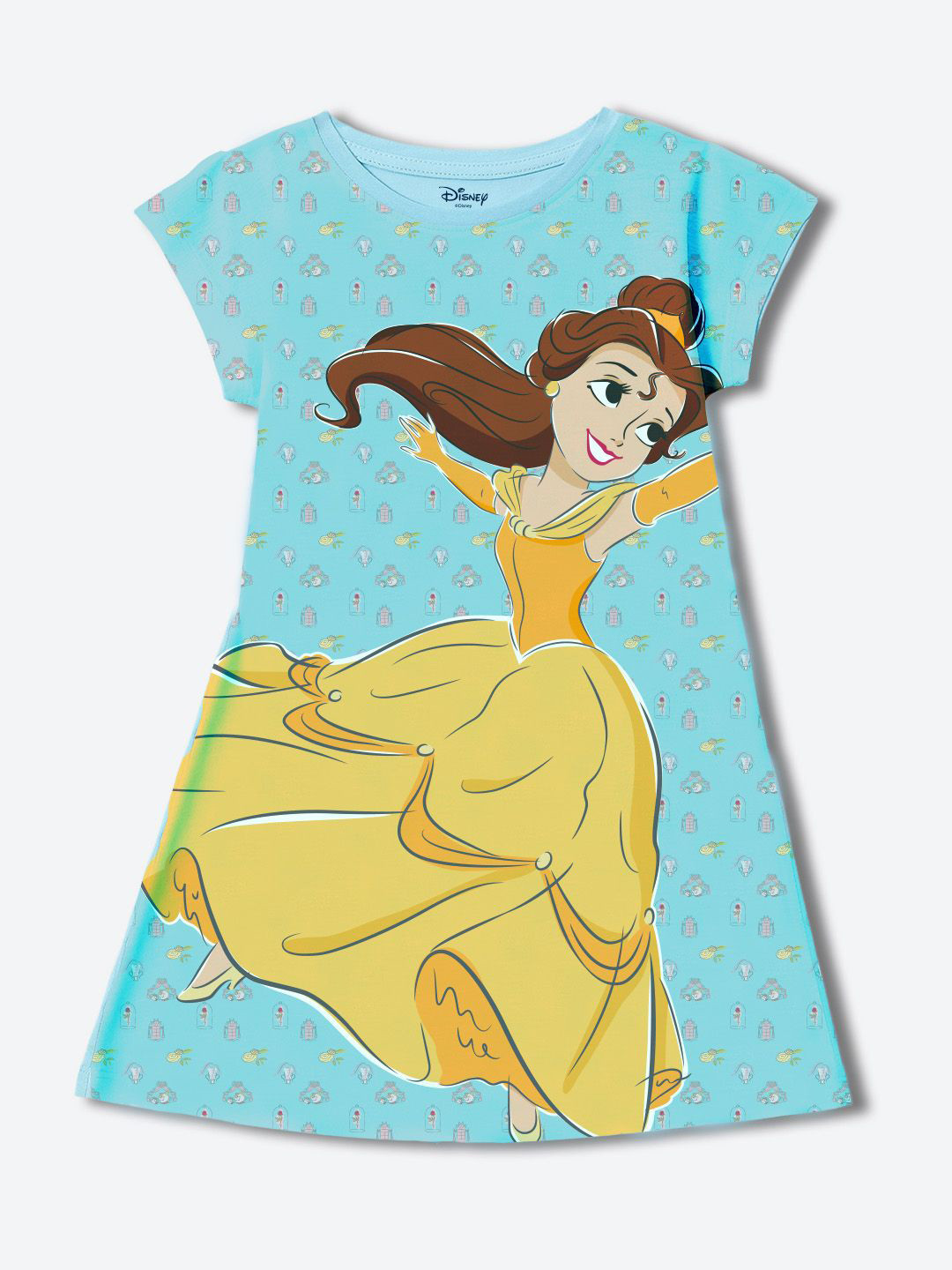 YK Disney Graphic Print A-Line Dress