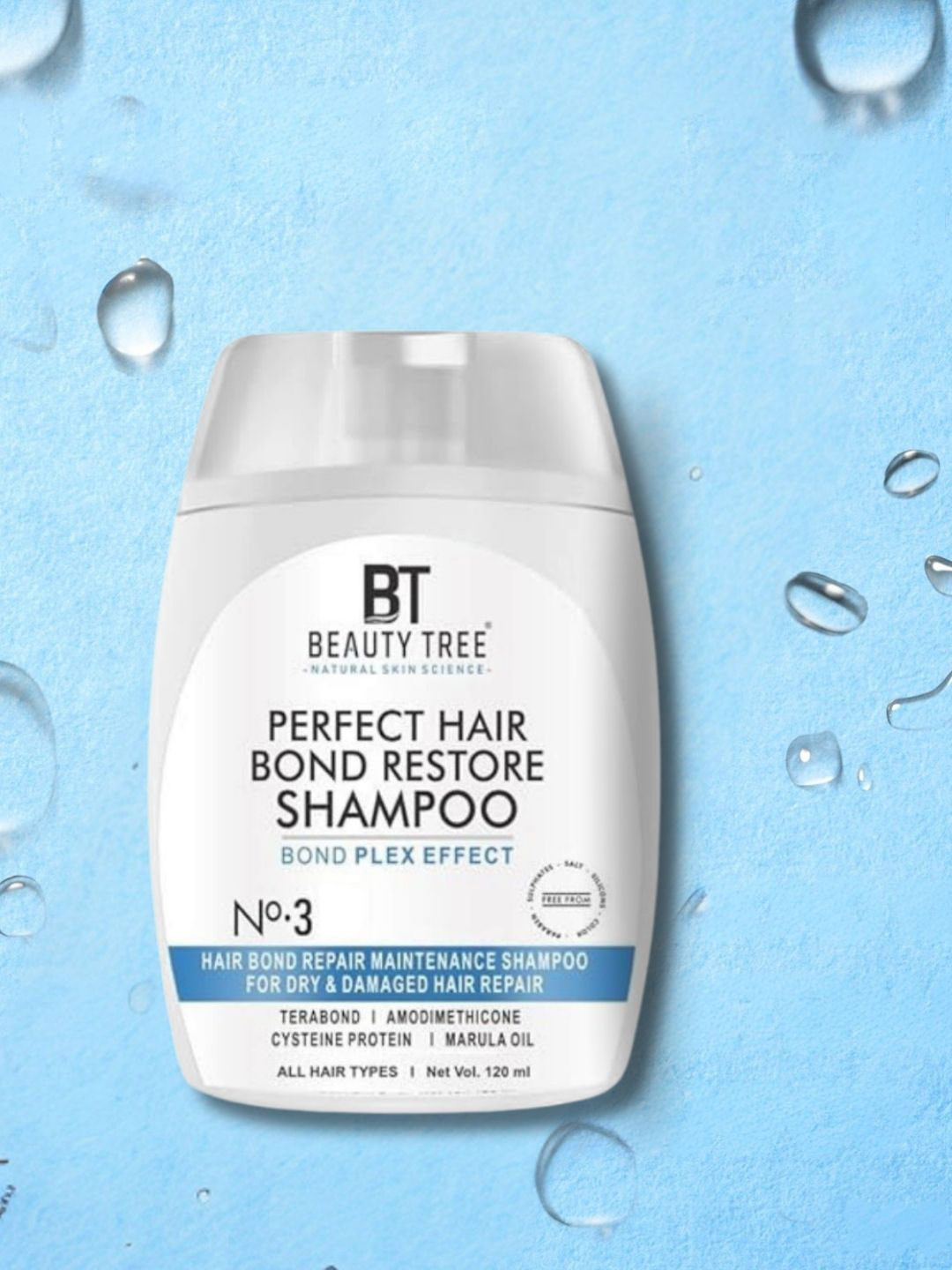 Beauty Tree Perfect Hair Bond Restore Shampoo With Marula Oil - 120 ml