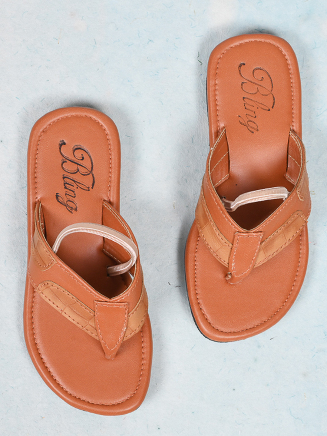 Bling footwears Boys Ethnic Open Toe T-Strap Flats