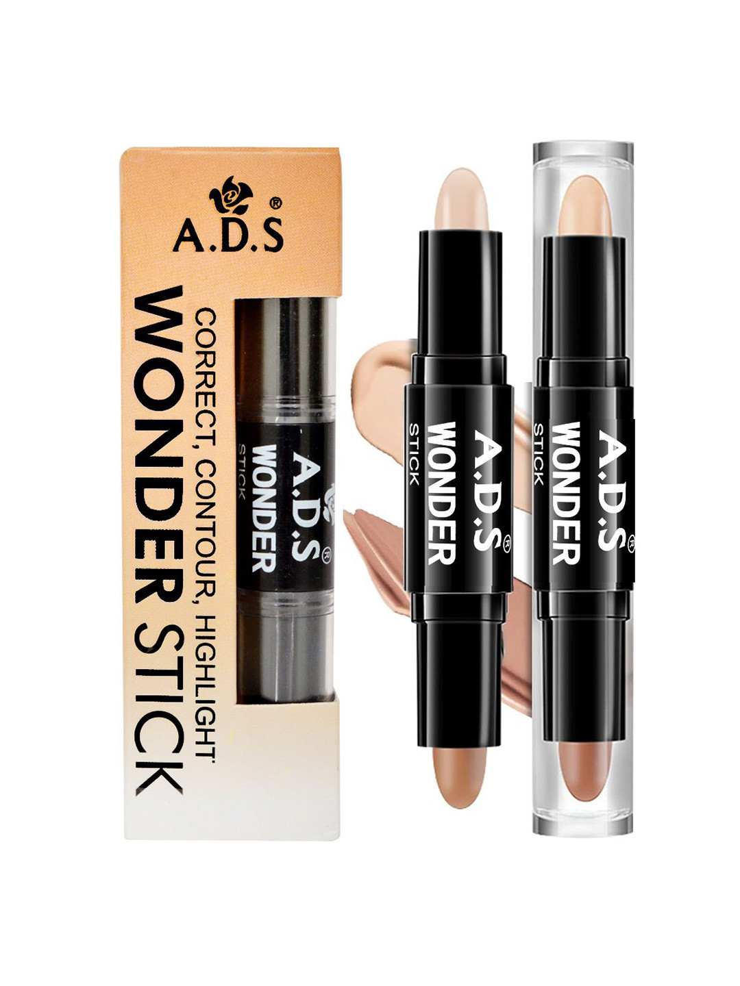 A.D.S Wonder Super Blendable Creamy Highlighter & Contour Stick-30 g Shade-01