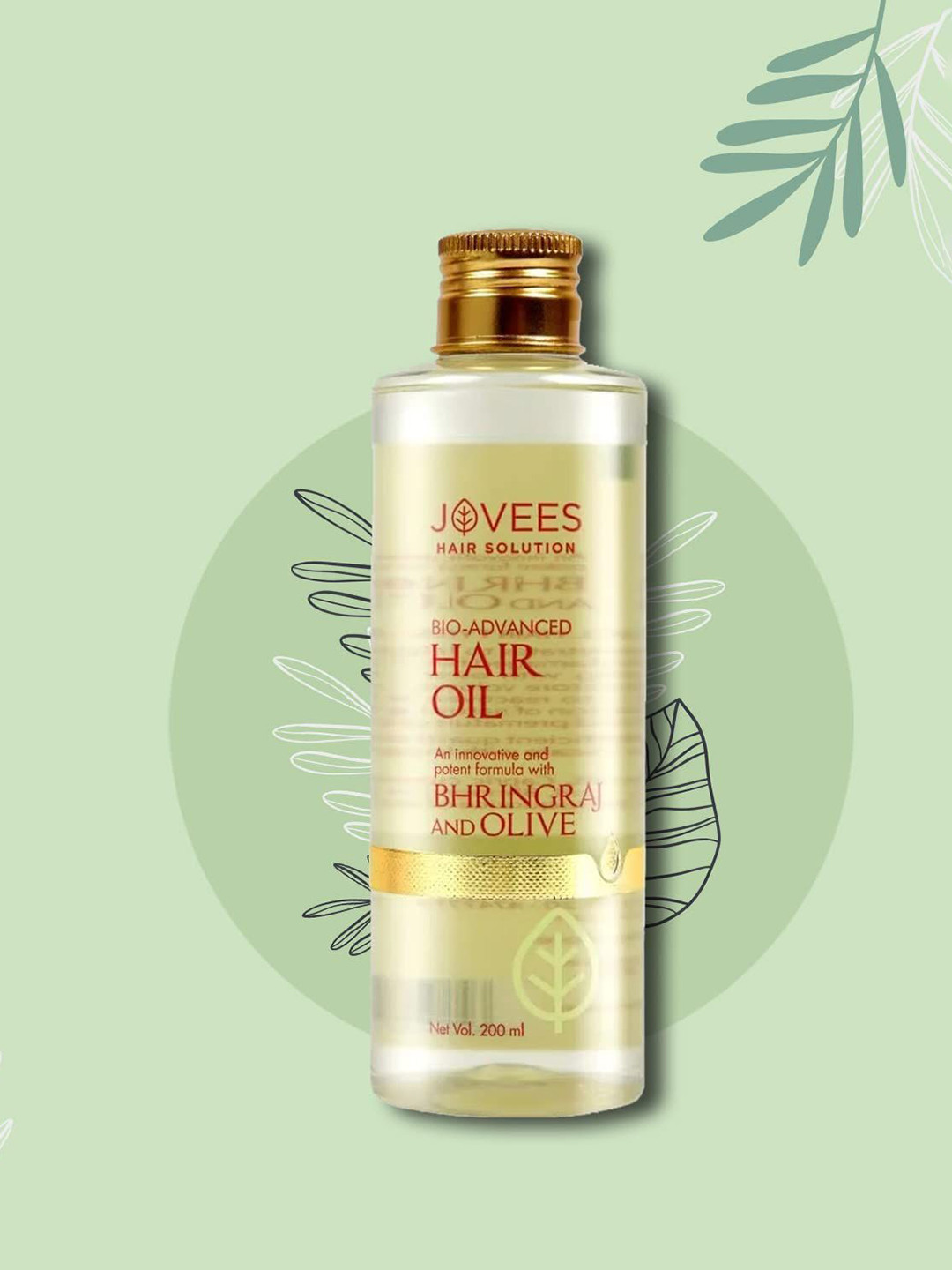 Jovees Bio Advanced Hair Oil With Bhringraj & Olive For Dandruff  -100 ml