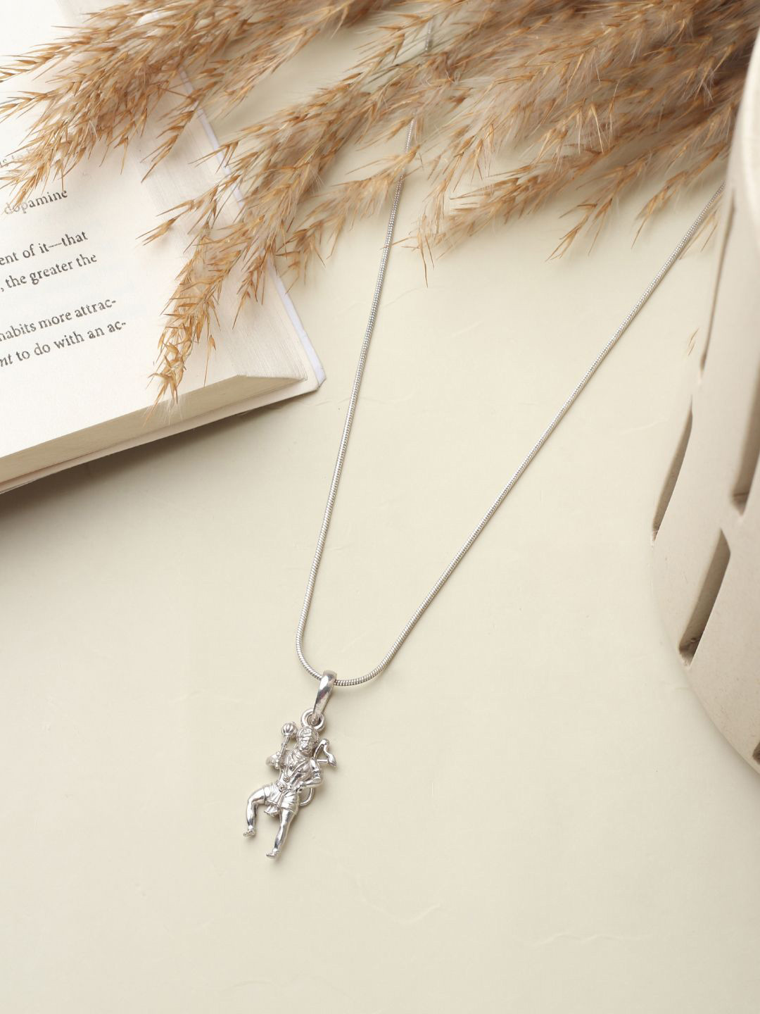 Metronaut 925 Sterling Silver Big Hanuman Ji Pendant