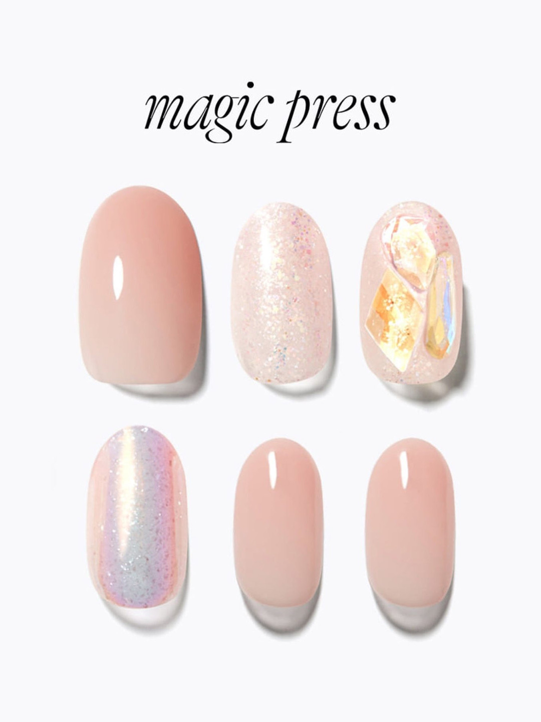 Dashing Diva 30-Tips Magic Press False Nails with Super Strong Adhesive - Glare