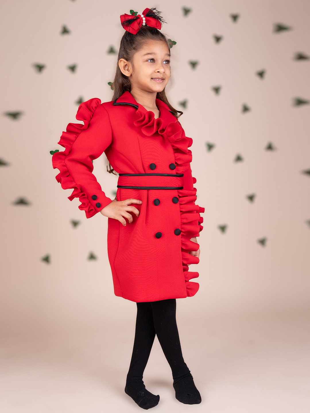 TOPLOVE Girls Scuba Blazer Dresses