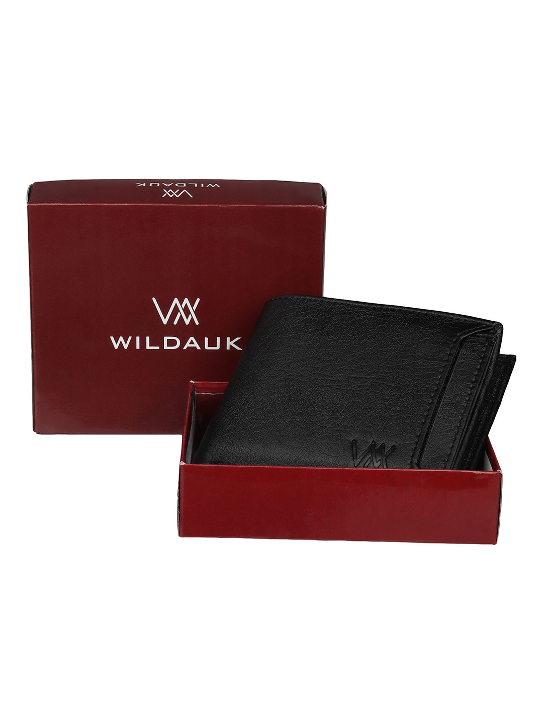 WILDAUK Men Textured PU Two Fold Wallet