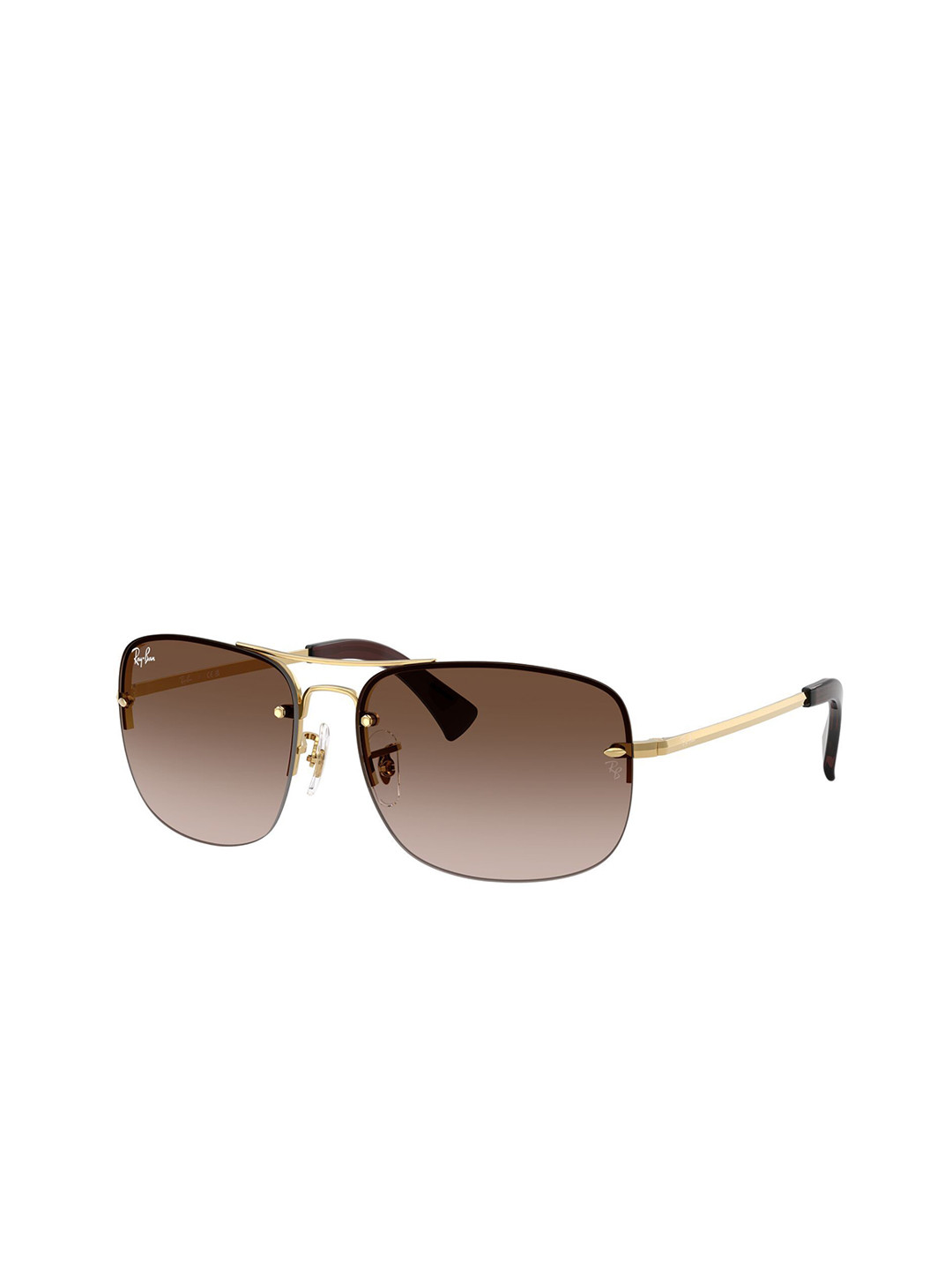 RAY-BAN Unisex Gradient Brown Lens Pillow Sunglasses - 0RB3761I001/1359