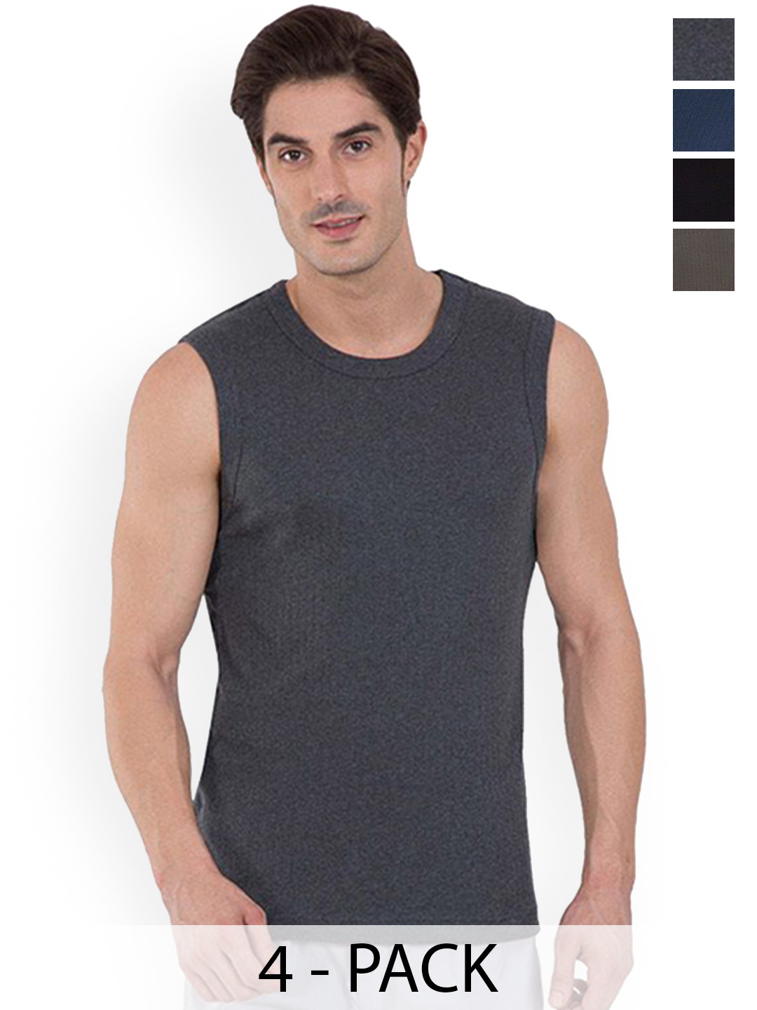 COLORS by Rupa Frontline Pack Of 3 Innerwear Tank Vest