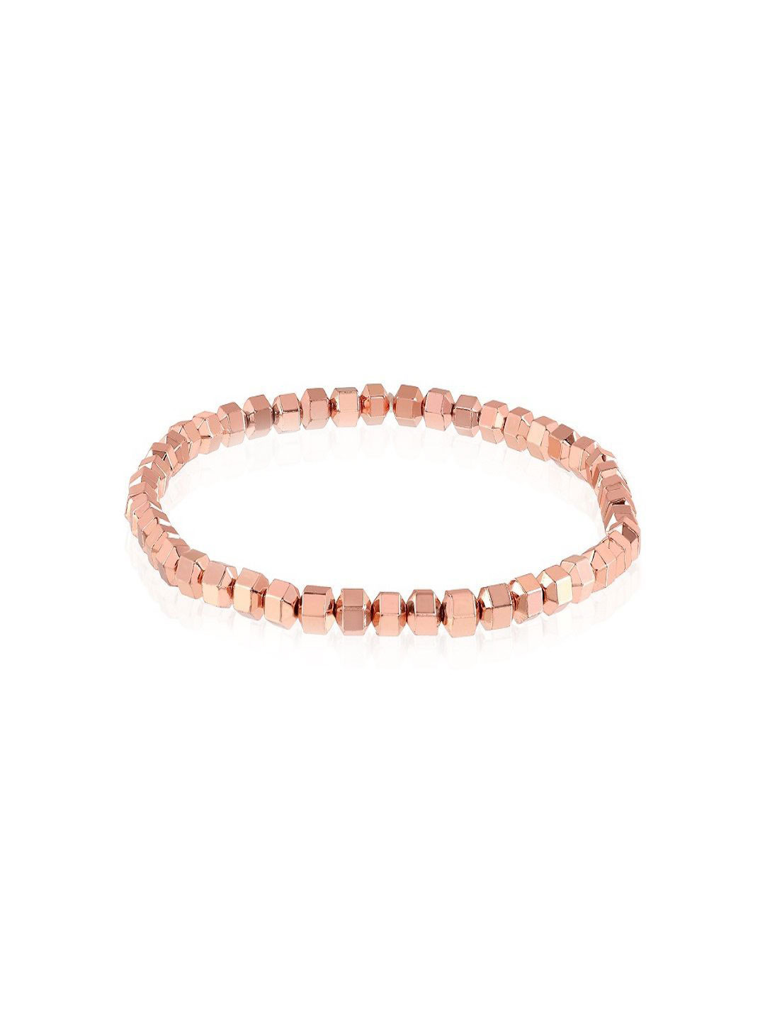 Nirvana Hematite Bicone Beaded Elasticated Bracelet