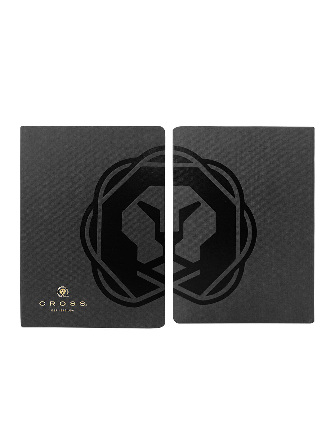 Cross Black Ball Point Pen With Notebook