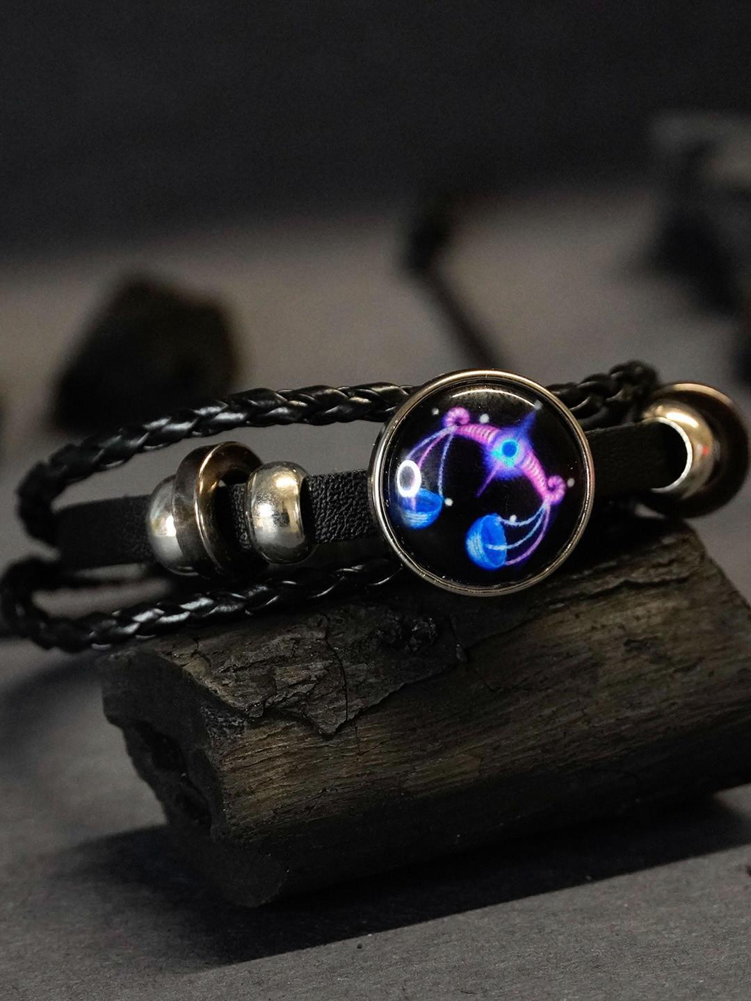 Japam Zodiac Cosmic Leather Multistrand Bracelet