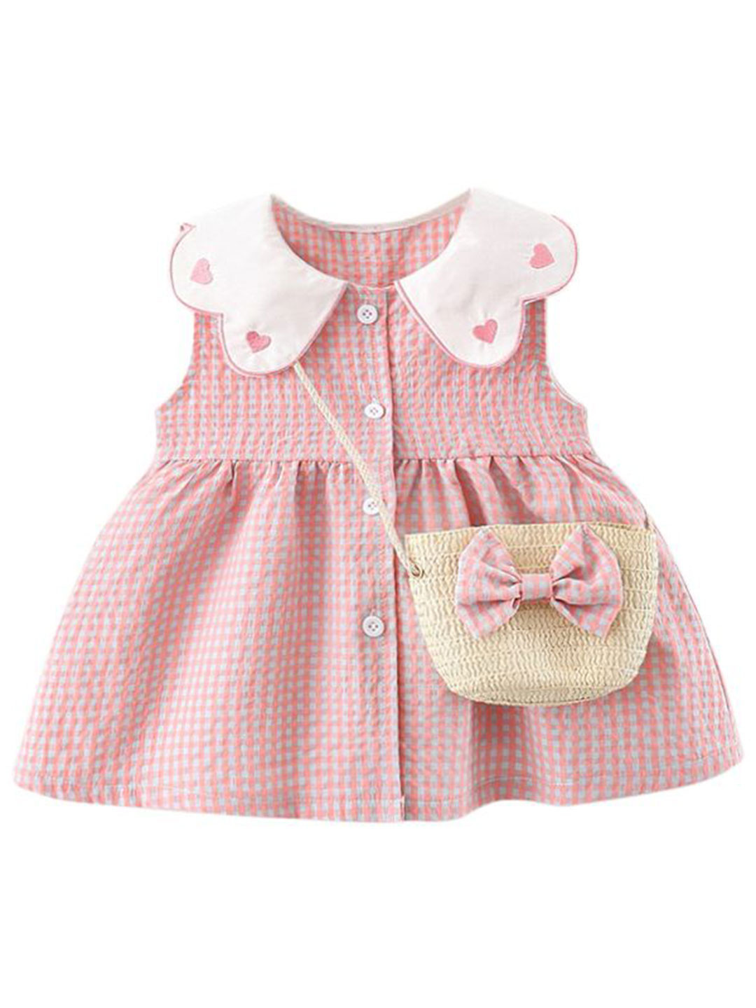 StyleCast x Revolte Girls Checked A-Line Mini Dress