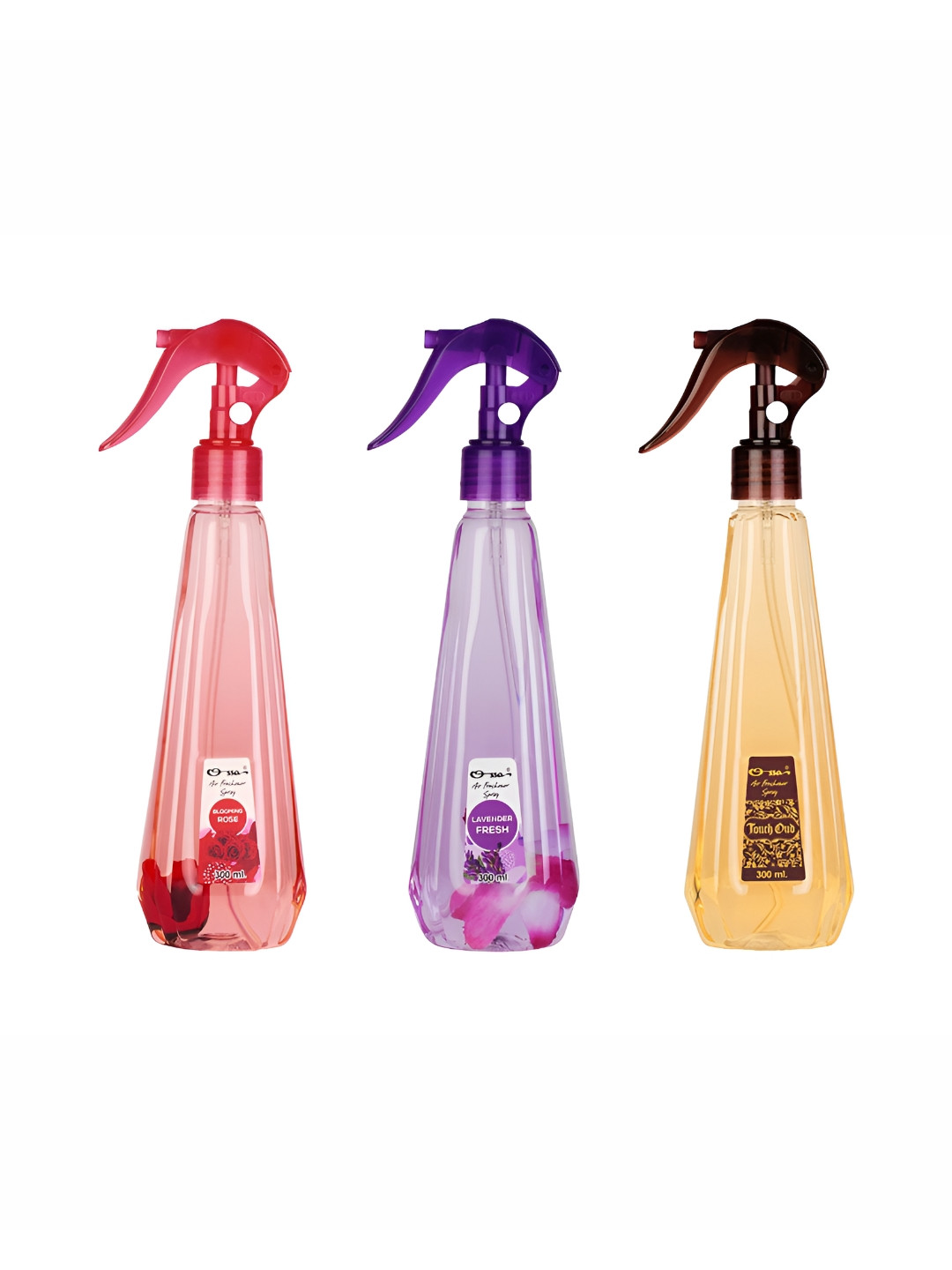 Ossa 3 Pieces Blooming Rose Lavender Fresh & Touch Oud Room Air Fresheners