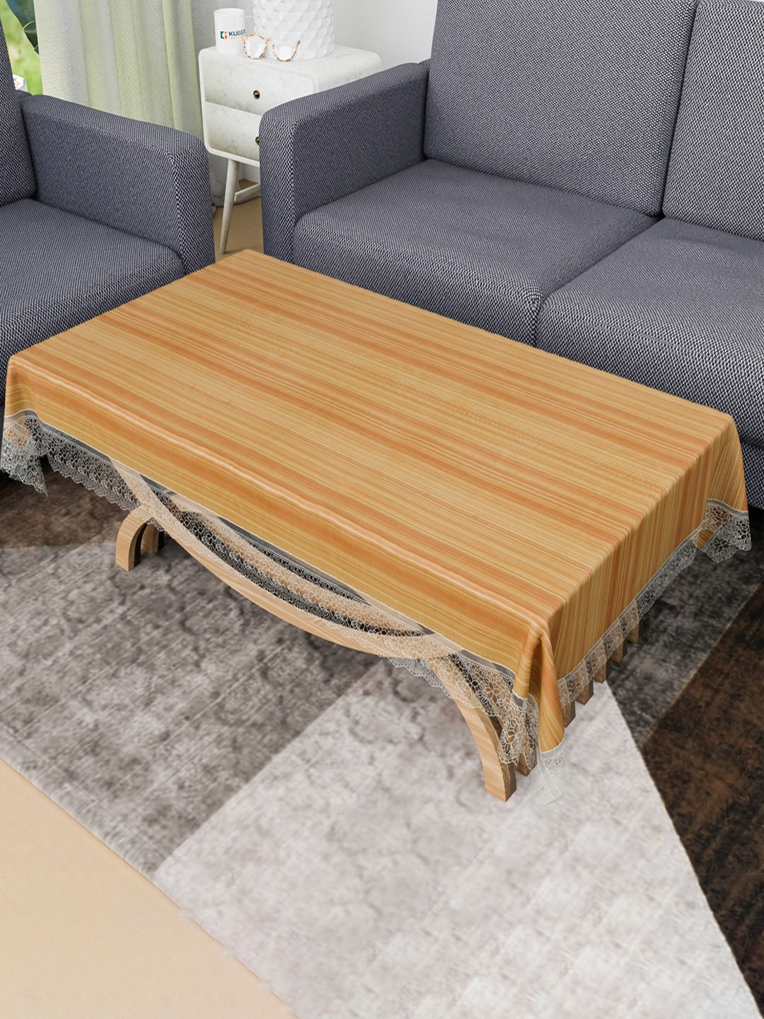 Aura Gold-Toned Waterproof 4-Seater Rectangle 1.42 m x 0.98 m PVC Table Cover