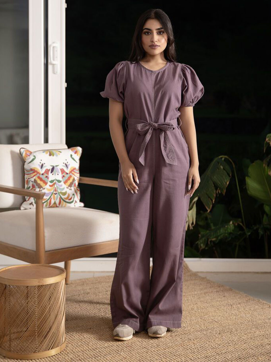 ELEVEN.O.ONE Basic Solid Jumpsuit