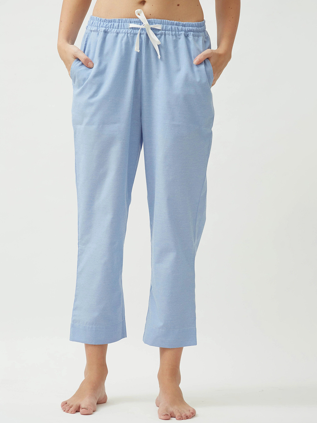 Saltpetre Women Blue Relaxed Summer Pants