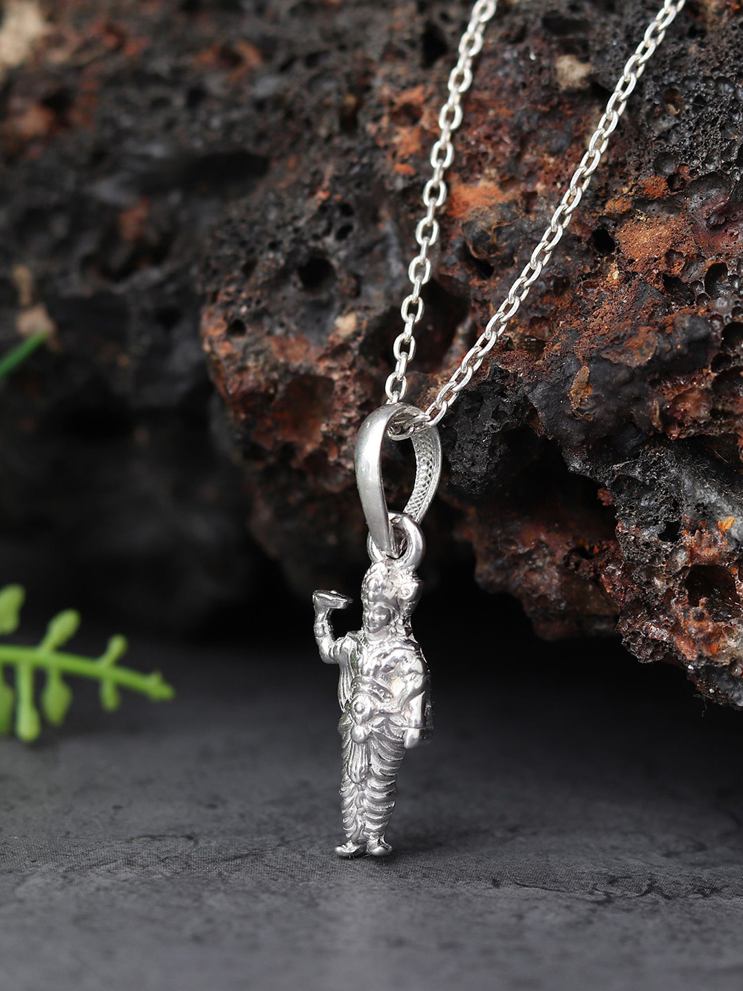 Metronaut 925 Sterling Silver Krishna ji Pendant