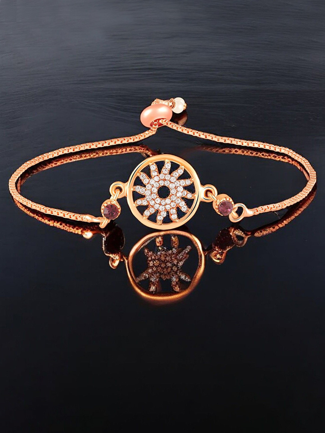 Mahi Circular Design Adjustable Bracelet