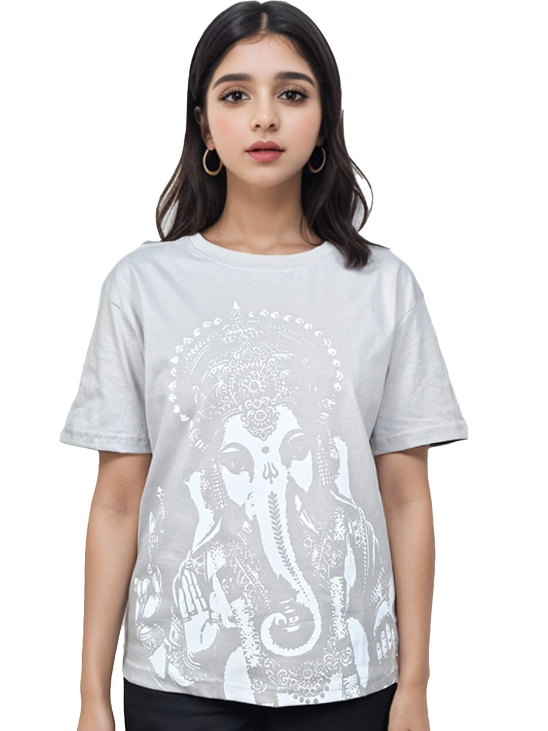 MAATIR DESIGNS Women Graphic Printed T-shirt