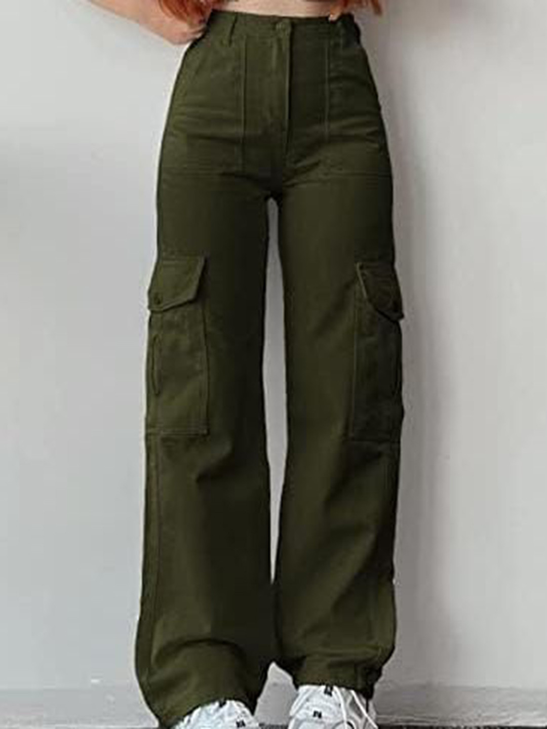 Miss Mosa By Akanksha  Women Roderno Cargo Statement Pants