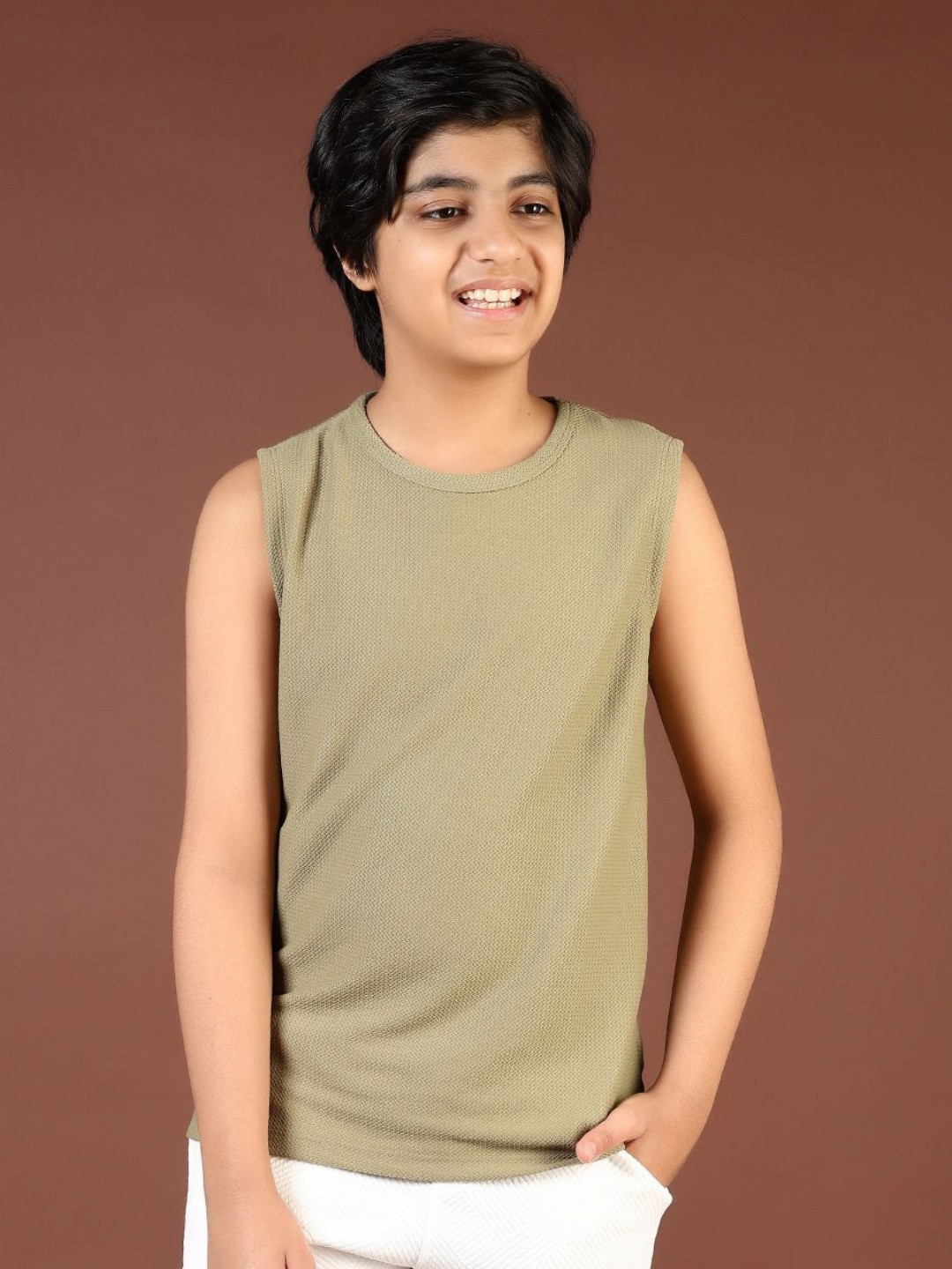 V-Mart Boys Raw Edge T-shirt