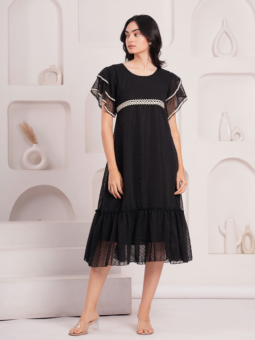 OH MI DIOS Women Casual Midi Dress