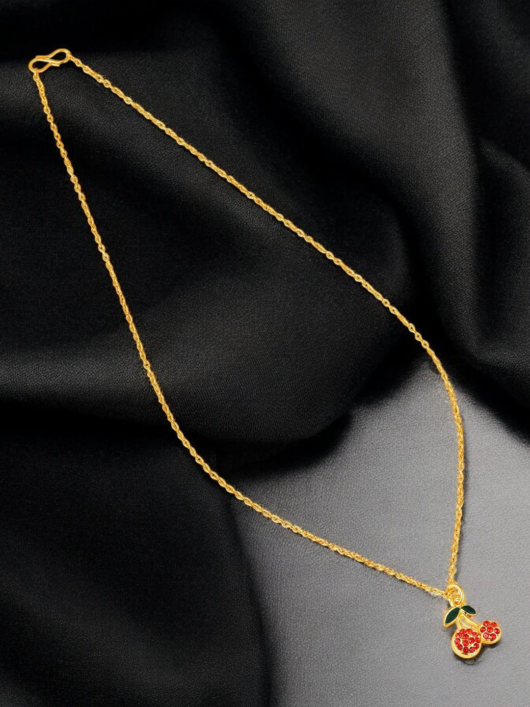 Mahi Bunch of Cherry Pendant with Chain