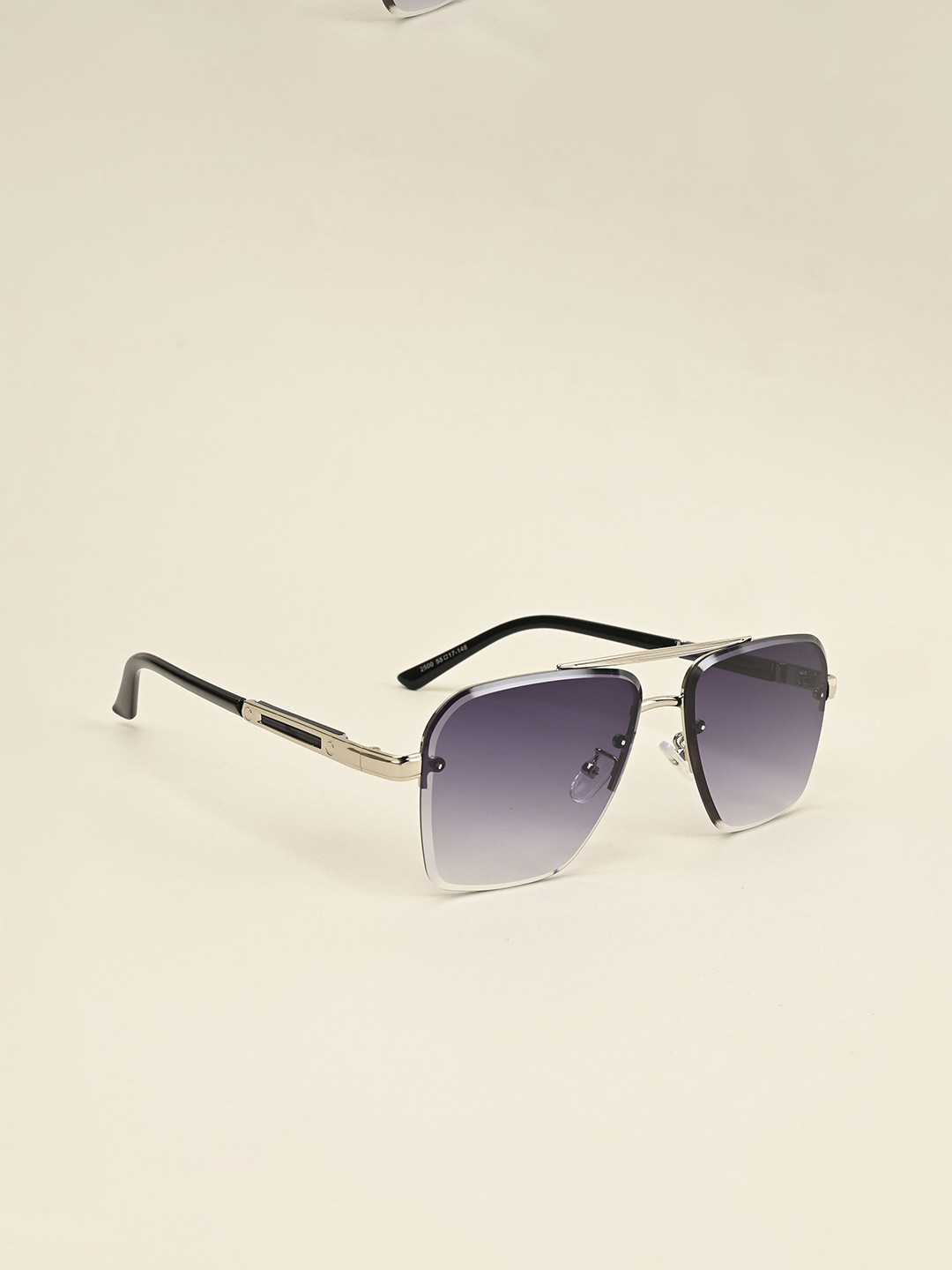 IDOR Unisex Fashion Square Sunglasses with UV Protected Lens IDOR-2500-GRY