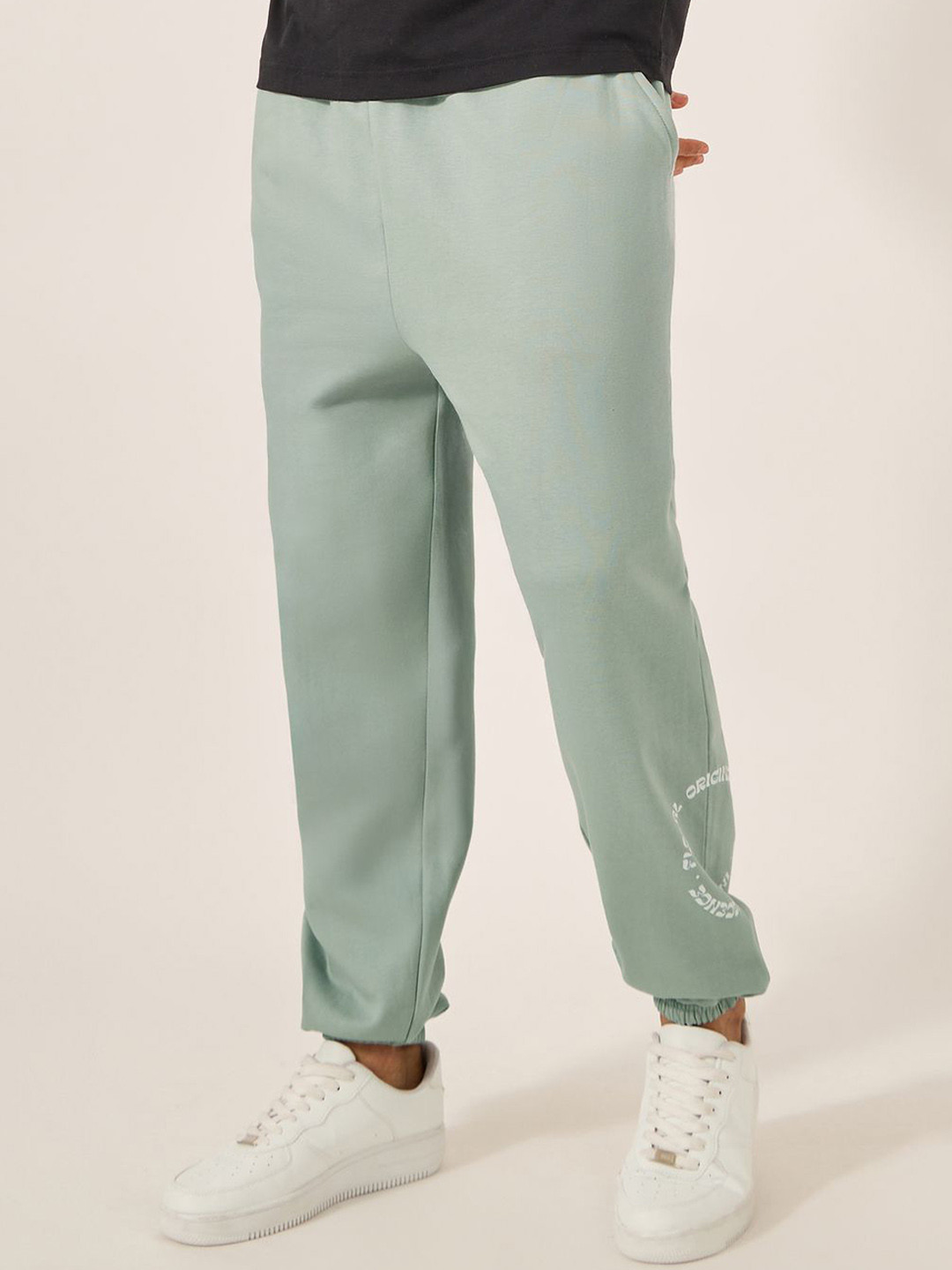 Styli Heavy Fleece Oversized Jogger With Placement Print