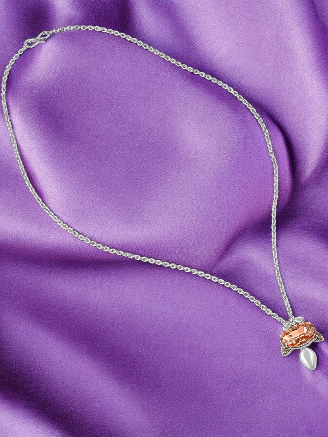 Mahi Simple and Elegant Tortoise-Style Pendant Chain