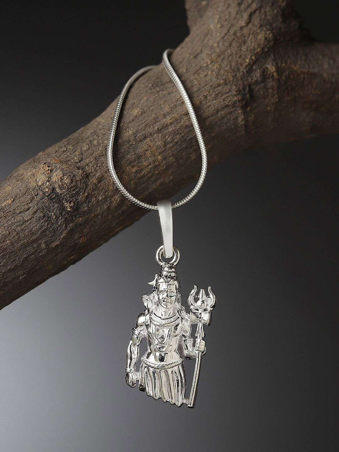 Metronaut 925 Sterling Silver Lord  Shiva ji Pendants