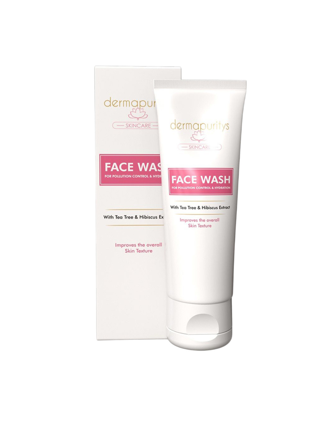 Derma Puritys Tea Tree & Hibiscus Extract Face Wash For Pollution Control - 100 ml