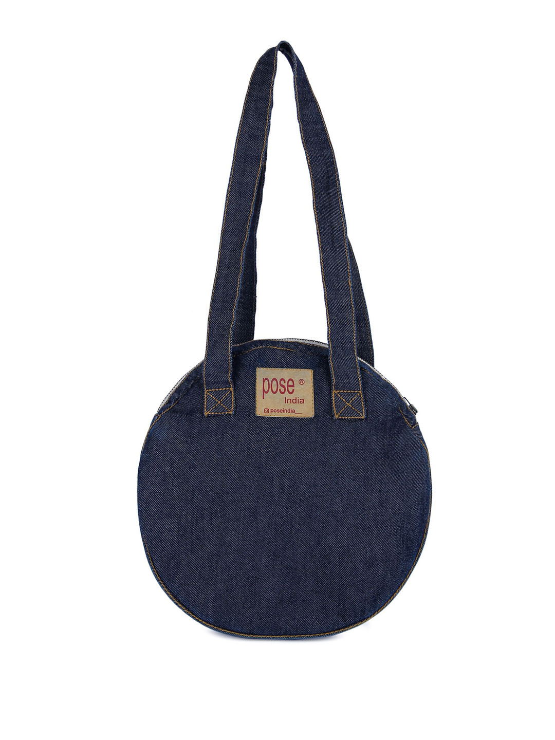 Pose india Unisex Textured Structured Cotton Shoulder Bag