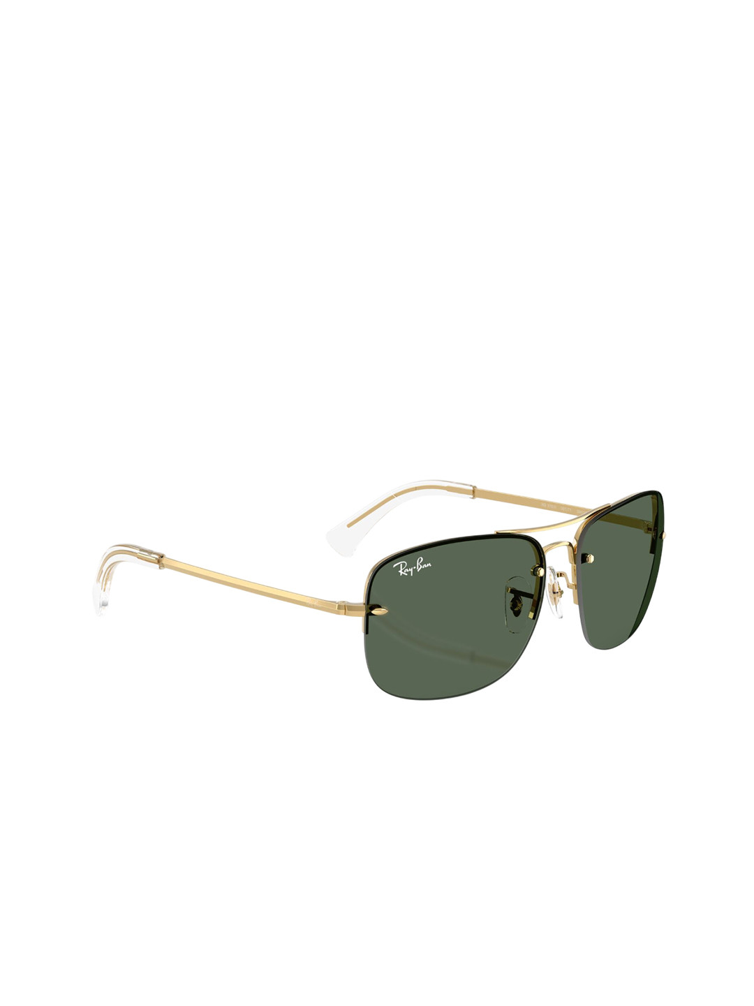 RAY-BAN Unisex UV Protected Green Lens Pillow Sunglasses - 0RB3761I001/7159