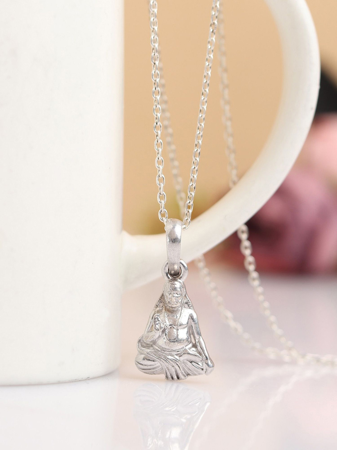 Metronaut 925 Sterling Silver Raghavendra Swamy Pendant